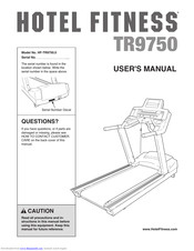Hotel Fitness HF-TR9750.0 User Manual