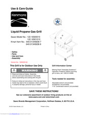 Kenmore 640-01345638-9 Use & Care Manual