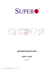 Supermicro SAS 828TQ User Manual