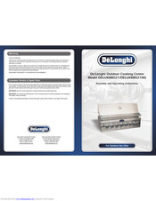 DeLonghi DELUX8BIS21NG Assembly And Operating Instructions Manual