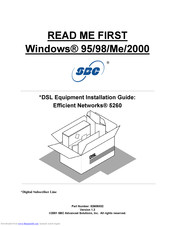 Efficient Networks Macintosh Efficient Networks 5260 Installation Manual