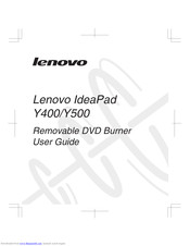 Lenovo IdeaPad Y500 User Manual