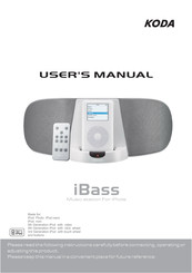KODA iBass User Manual