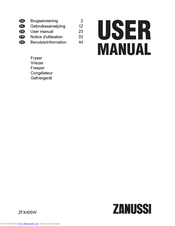 Zanussi ZFX405W User Manual