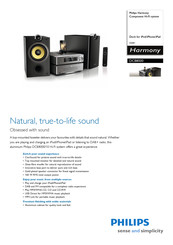 Philips Harmony DCB8000/10 Specifications