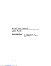 Digital Equipment AlphaPC64 User Manual