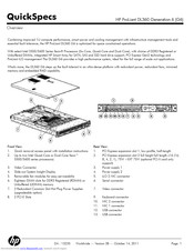 HP ProLiant DL360 Generation 6 Quickspecs