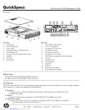 HP ProLiant DL180 Generation 5 Quickspecs