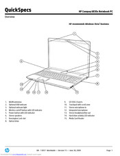 HP 6830s - Compaq Business Notebook Quickspecs