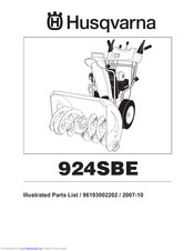 Husqvarna 924SBE Illustrated Parts List