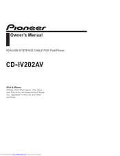 Pioneer CD-IV202AV Owner's Manual
