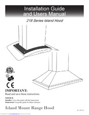 Cavaliere 218 Series User Manual