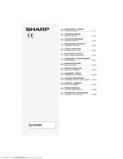 Sharp SJ-D320V Operation Manual