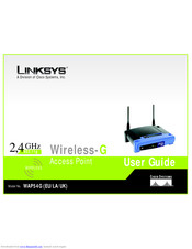 Cisco Linksys WAP54G LA User Manual