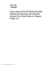 Cisco EPC2325 DOCSIS User Manual