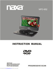 Naxa NPD-952 Instruction Manual