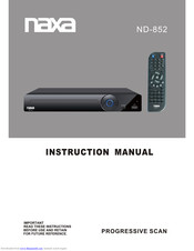 Naxa ND-842 Instruction Manual