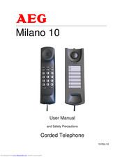 AEG Milano 10 User Manual