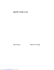 Electrolux SANTO 72398-6 KA User Manual