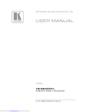 Kramer VS-48HDCPxl User Manual