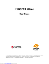 KYOCERA Milano User Manual