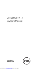 Dell Latitude XT3 Owner's Manual