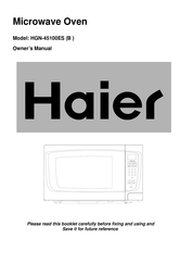 Haier HGN-45100ES Owner's Manual