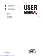 Zanussi ZBA15020SA User Manual