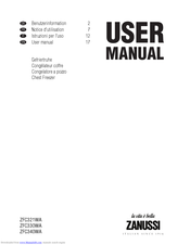 Zanussi ZFC321WA User Manual
