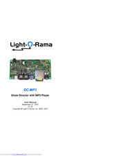 Light-O-Rama DC-MP3 User Manual