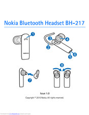 Vrouw huiselijk regisseur Nokia BH-217 Manuals | ManualsLib