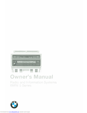 BMW Radio and Information Systems Owner's Manual
