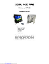 Ronben PhotoCanvas DPF-1002 Operation Manual