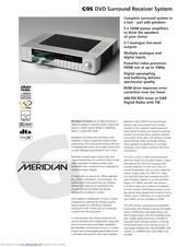 Meridian G95 Quick Manual