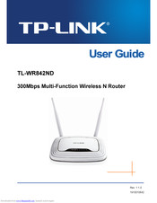 Tp Link TL-WR842ND User Manual