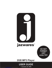 Jazwares 2GB MP3 Player User Manual