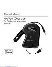 Brookstone 4-Way Charger User Manual