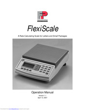 FP Mailing Solutions FlexiScale Operation Manual