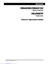 Honeywell HMAX082 Owner's Operation Manual