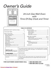 Maytag gas wall oven Owner's Manual