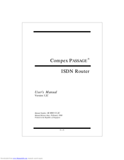 Compex PASSAGE User Manual