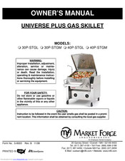 Market Forge Industries 40P-STGL Owner's Manual