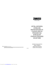 ZANUSSI ZD 29/7 RM3 Instruction Booklet