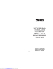 ZANUSSI ZD29/7ATT Instruction Booklet