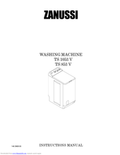 ZANUSSI TS1053V Instruction Manual