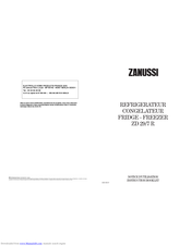 ZANUSSI ZD 29/7 R Instruction Booklet