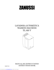 ZANUSSI TL 893 V Instruction Book