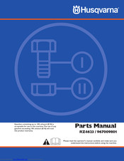 Husqvarna RZ4623 / 967009801 Parts Manual