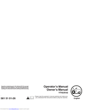 Husqvarna YTH23V42 Operator's Manual