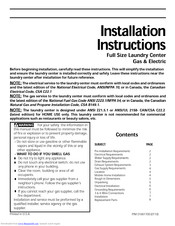 Frigidaire FLEB43RGS0 Installation Instructions Manual
